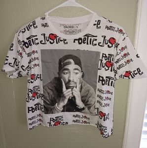 Tupac/Poetic Justice crop tee
